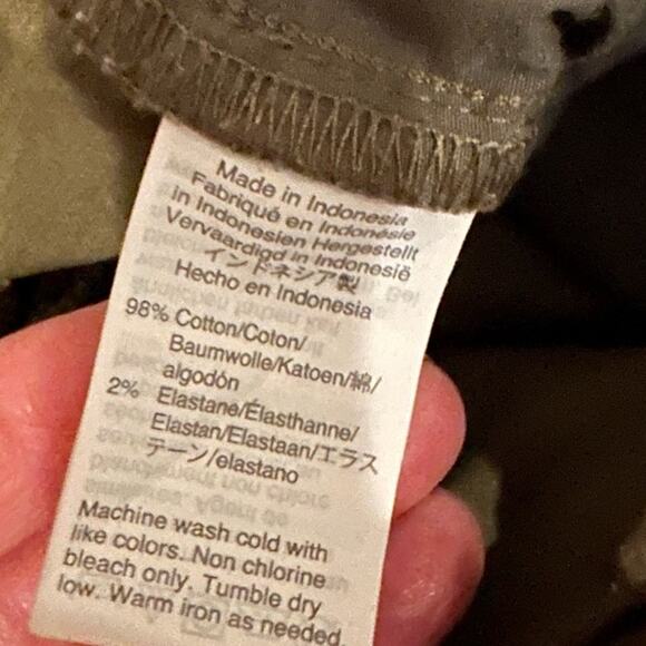 J Crew Mercantile Effortless Slim Crop Chino Pant Green 00 Preppy Utility J9743 - Picture 13 of 13